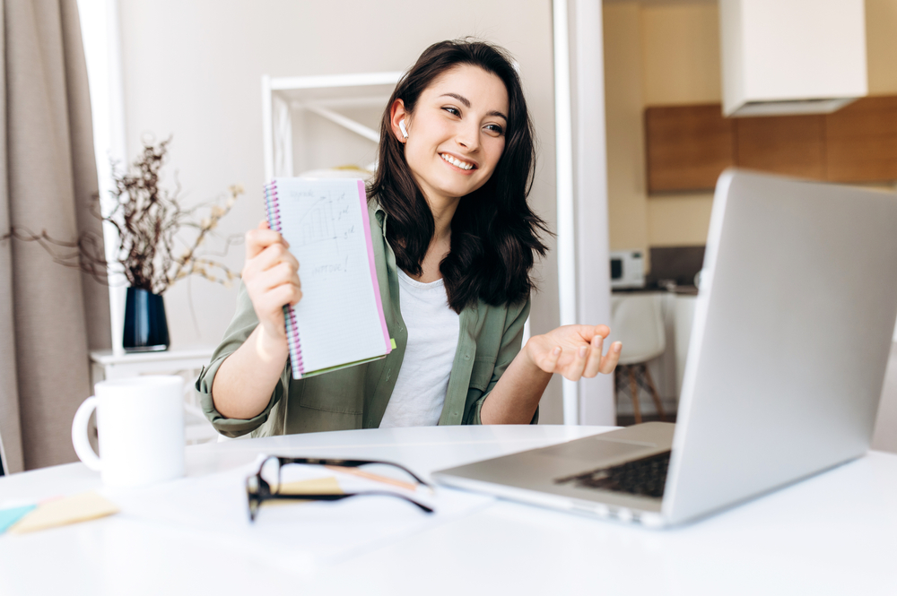 Online tutoring session
